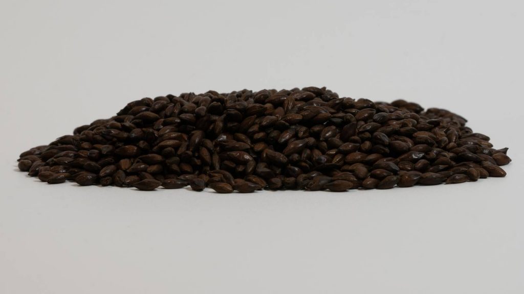 Heaped pile of Black Malt