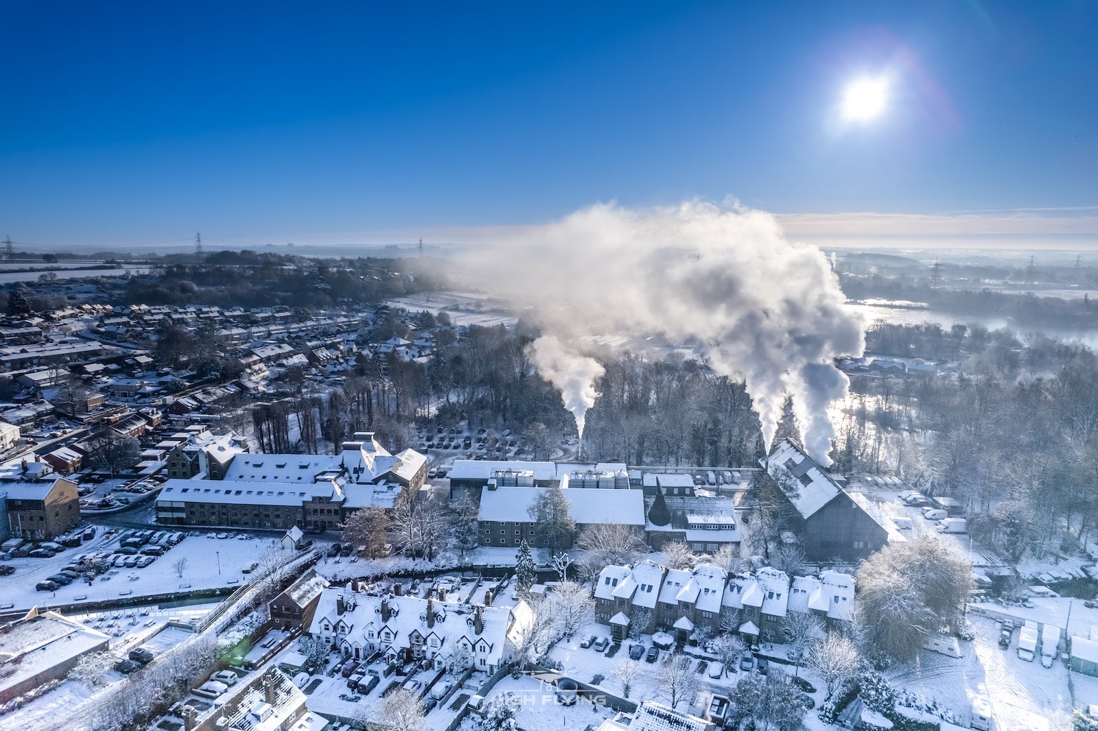 Maltings in the Snow