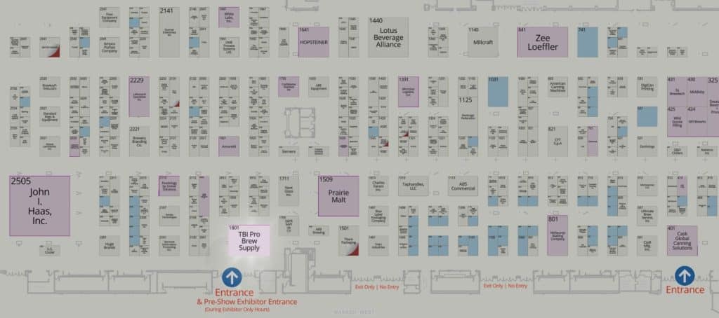 Craft Brewers Conference Show Floorplan
